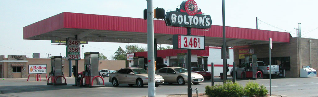 Bolton Fuel Center on Ave Q in Lubbock, Texas.